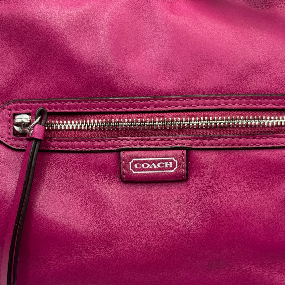 💖 Coach Large Fuchsia Bucket Bag – Double Hangtag & Handles! 💖 - Picture 2 of 13